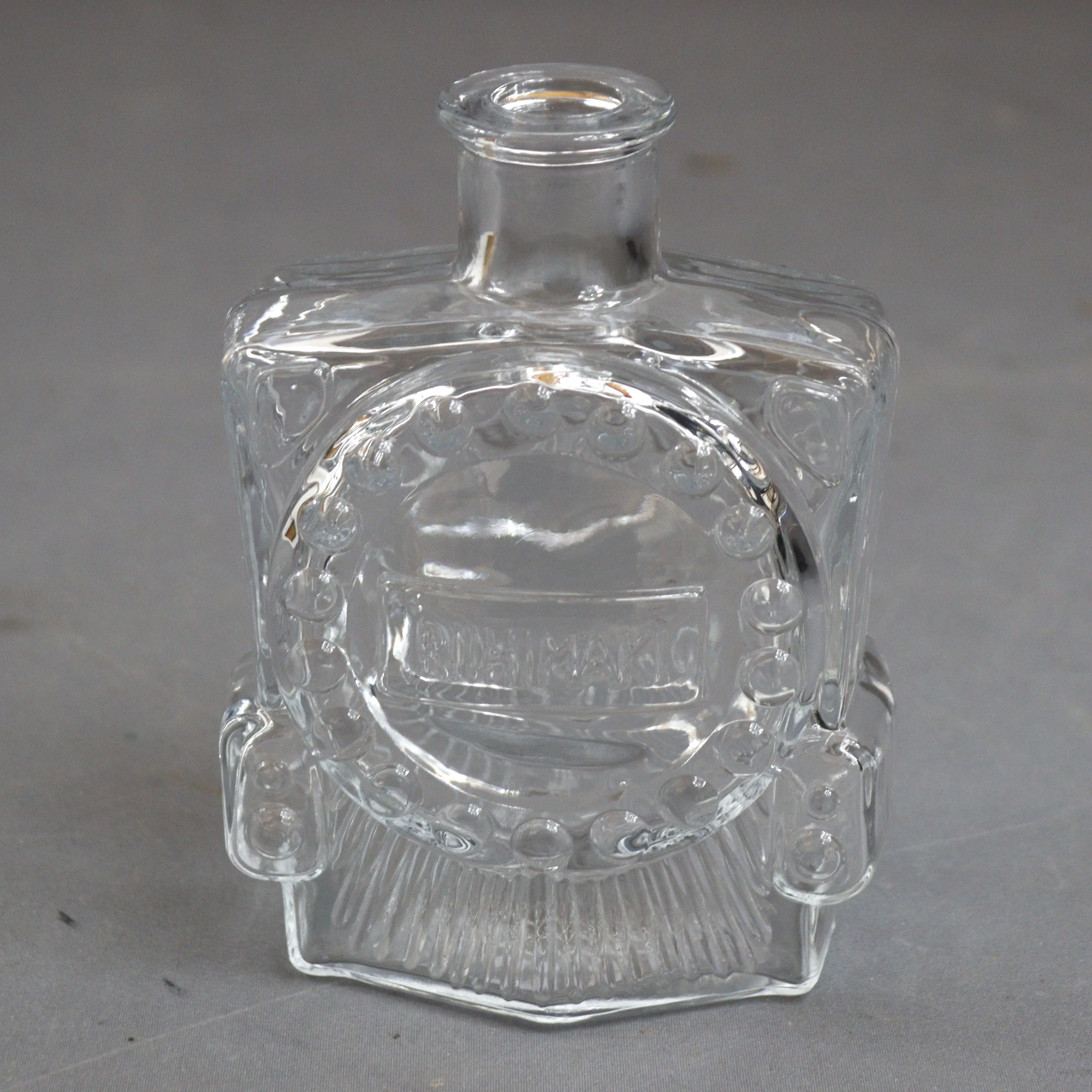 riihimaen lasi veturipullo ＊ フラワーベース 緑